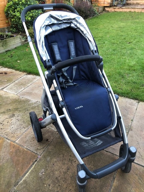 uppababy vista navy blue